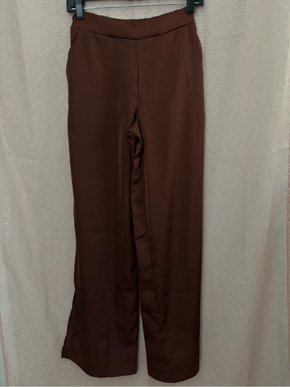Forever 21 Chocolate Brown Elastic Waist Pants
